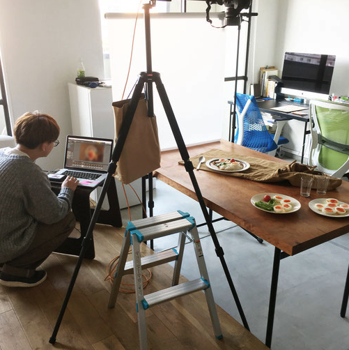 年始・カレー撮影