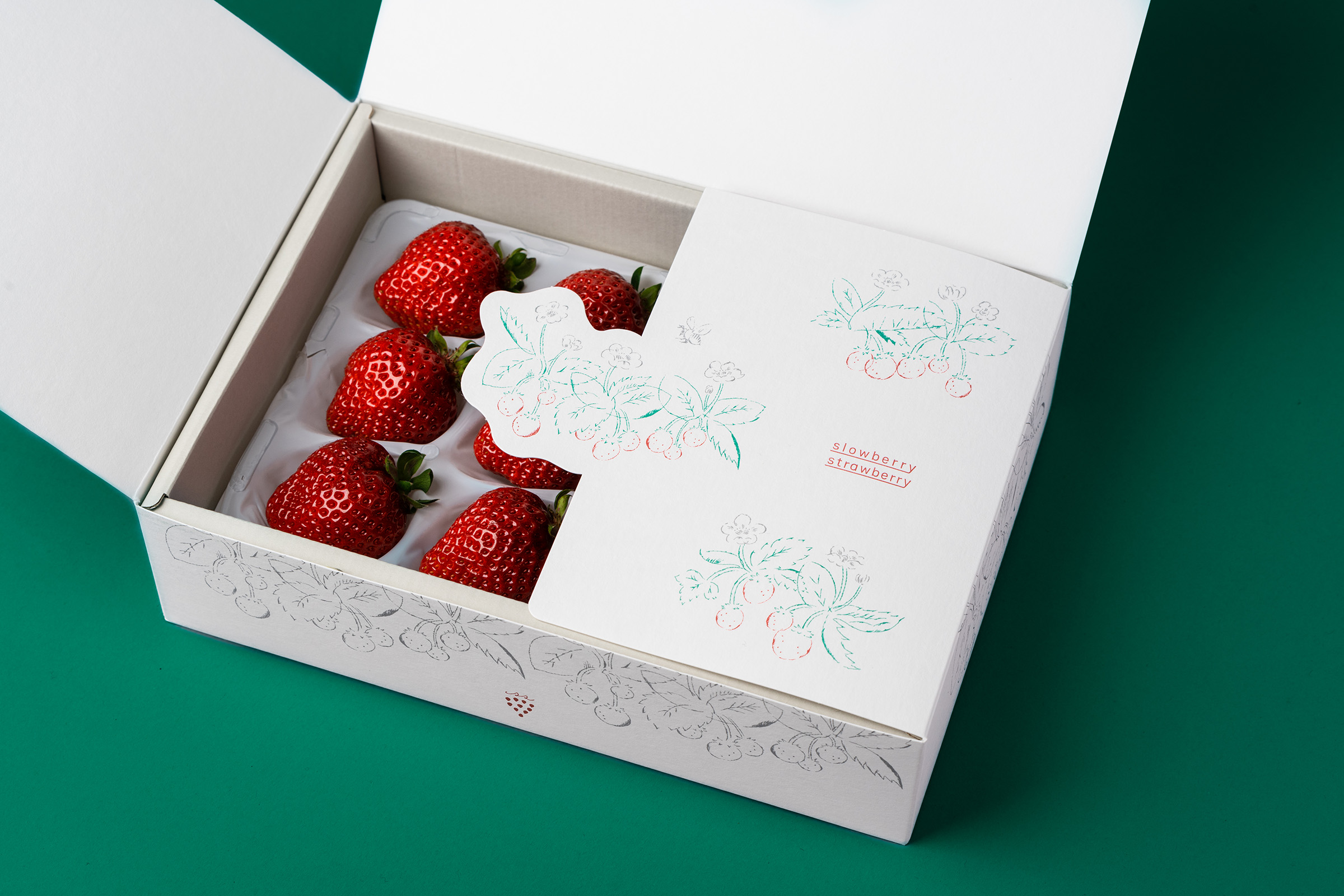 Slowberry slowberry strawberry|ギフトBOX | みずうみデザイン室