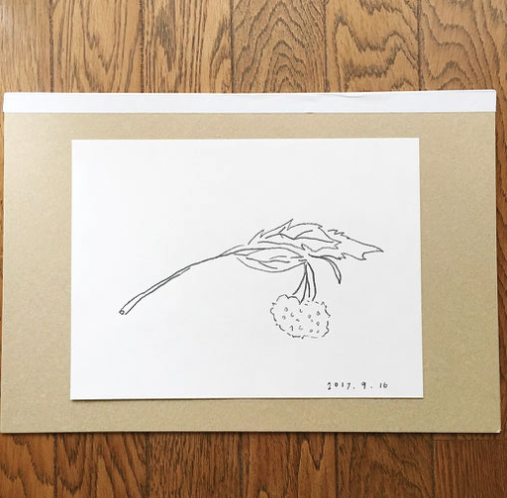 nakabanさんと鉛筆一本で線を引く