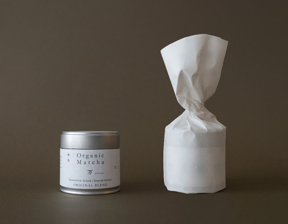 yorozuの抹茶缶をデザイン