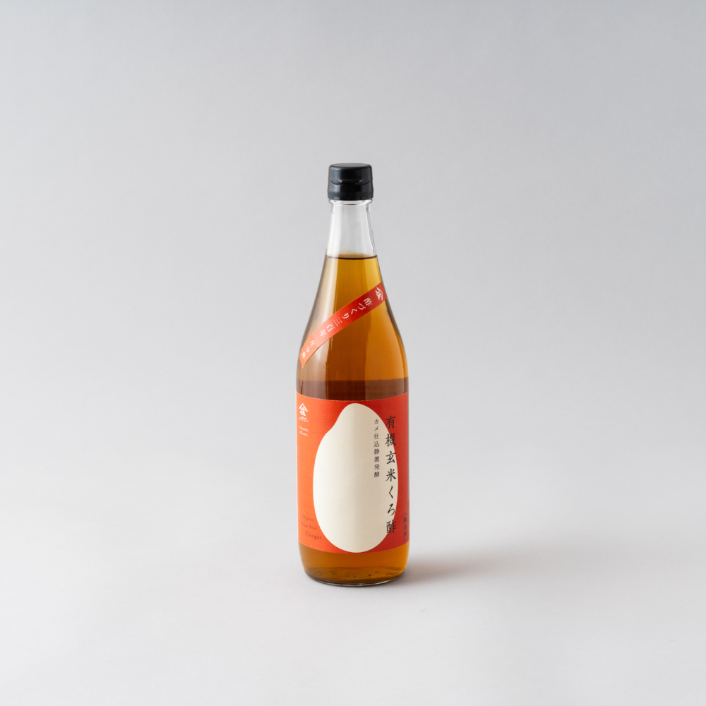 庄分酢｜有機玄米くろ酢パッケージ